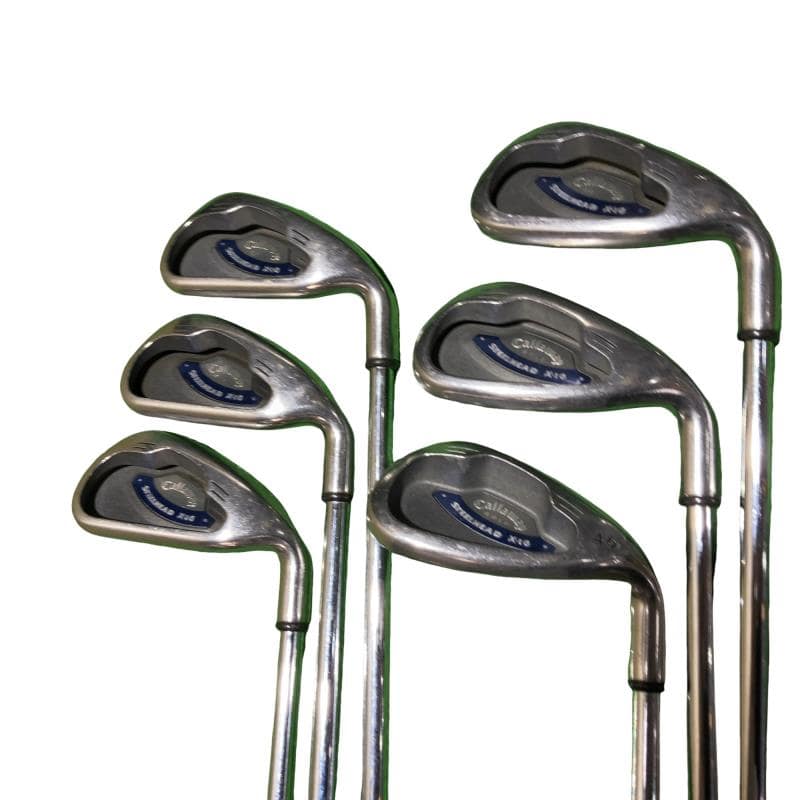 【中古】 キャロウェイ STEELHEAD X-16 6S アイアンセット IR 純正特注シャフト (フレックスS) メンズ 男性用 右利き 右用 Cランク ゴルフクラブ