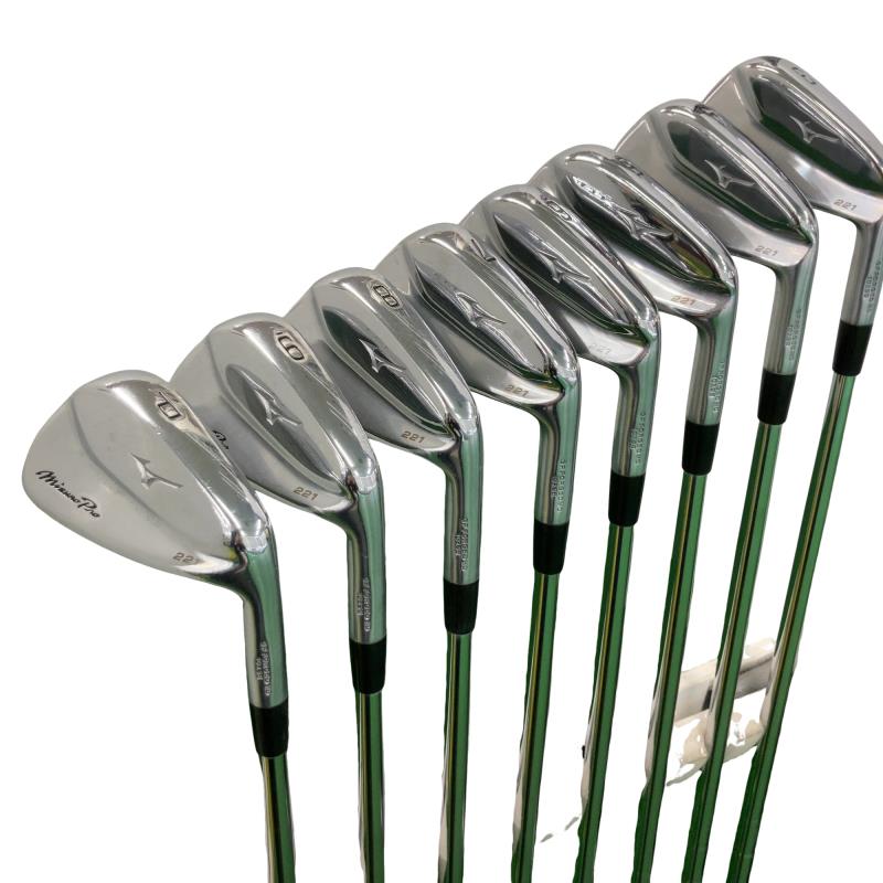 【中古】 ミズノ Mizuno Pro 221 8S アイアン仕掛ける IR 完全無欠特注立て坑 (フレックスS) メンズ 成人男性用 右利き 右用 C価値づける ゴルフ野球クラブ