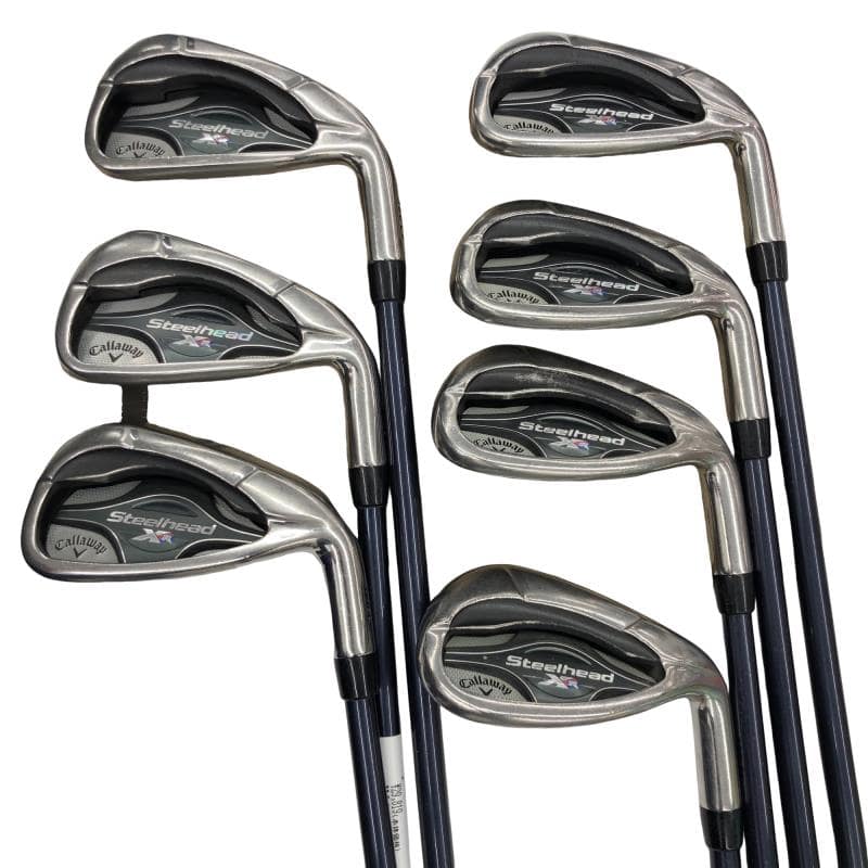 【中古】 キャロウェイ STEELHEAD XR 8S アイアンセット IR XR(STEELHEAD) (フレックスS) メンズ 男性用 右利き 右用 Cランク ゴルフクラブ