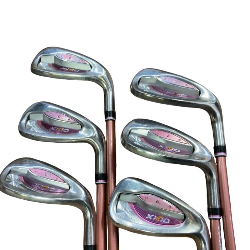 【中古】 ダンロップ XXIO(2024) 6S(ボルドー) レディース アイアンセット IR XXIO MP1300L(IR) ボルドー (フレックスA) レディース 女性用 右利き 右用 Cランク ゴルフクラブ|ゴルフパートナー 中古クラブ店