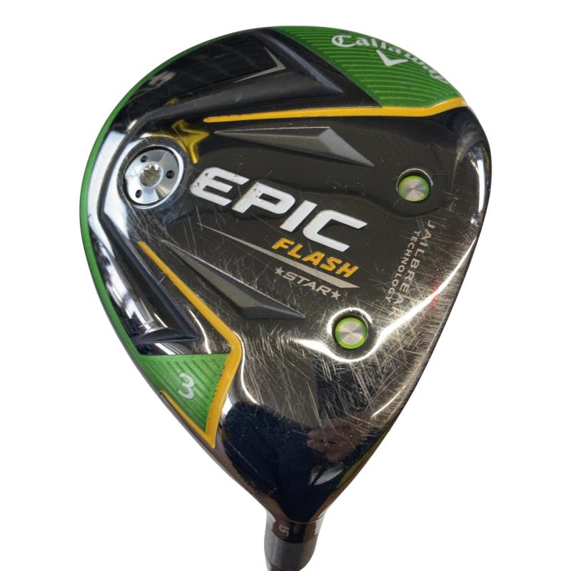 【中古】 キャロウェイ EPIC FLASH STAR 3W フェアウェイウッド FW 純正特注シャフト (フレックスS) メンズ 男性用 右利き 右用 Cランク ゴルフクラブ｜ゴルフパートナー 中古クラブ店