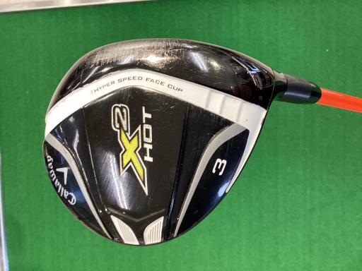 【中古】 キャロウェイ X2 HOT 3W フェアウェイウッド FW 純正特注シャフト (フレックスS) メンズ 男性用 右利き 右用 Cランク ゴルフクラブ 6,097円