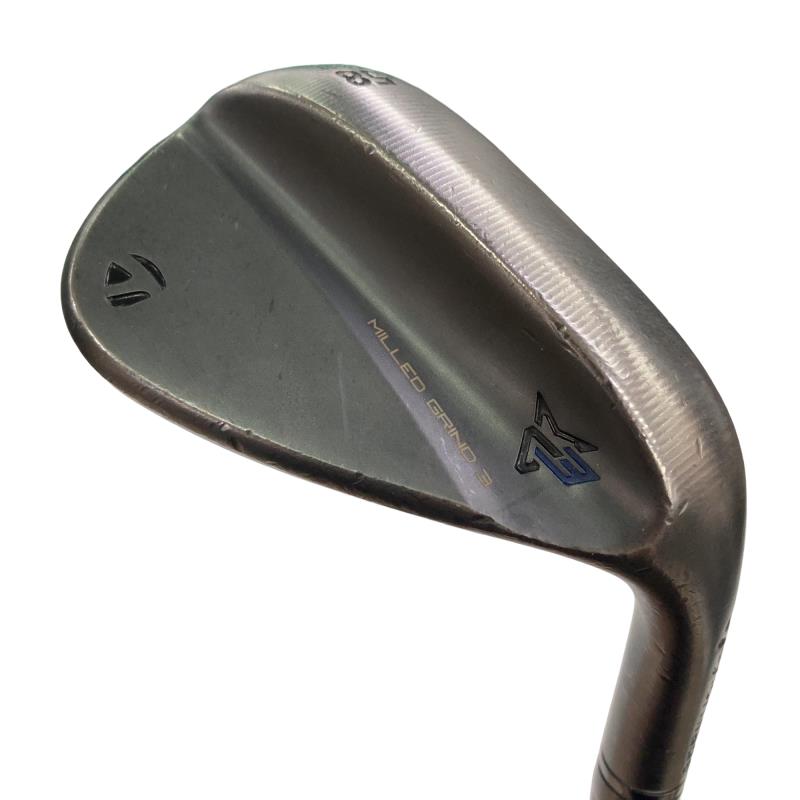 【中古】 仕立て屋お手伝いさん Taylor Made MILLED GRIND 3(黒いこと) 58°/11° ウェッジ WG Dynamic Gold (フレックスS) メンズ 成人男性用 右利き 右用 C位置づける ゴルフ野球クラブ