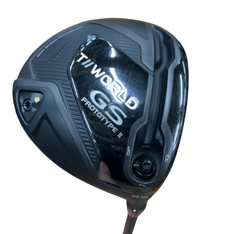 【中古】 本間ゴルフ TOUR WORLD GS PROTOTYPE II 9.5° １番ウッド DR VIZARD FZ-5 (フレックスS) メンズ 成人男性用 右利き 右用 B位置づける ゴルフ野球クラブ
