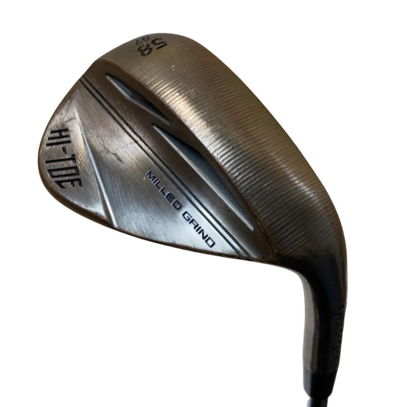 【中古】 仕立て屋お手伝いさん Taylor Made MILLED GRIND HI-TOE(2022) 58°/07° ウェッジ WG Dynamic Gold (フレックスS) メンズ 成人男性用 右利き 右用 C価値づける ゴルフ野球クラブ