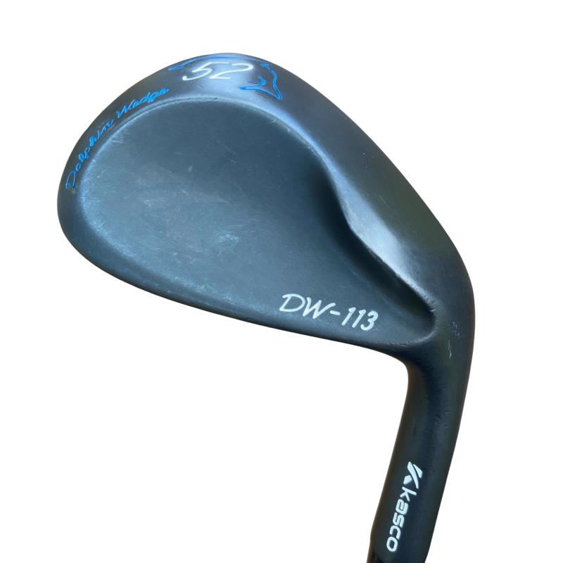 【中古】 キャスコ Dolphin Wedge DW-113 黒いこと 52° ウェッジ WG Dynamic Gold (フレックスS) メンズ 成人男性用 右利き 右用 C位置づける ゴルフ野球クラブ