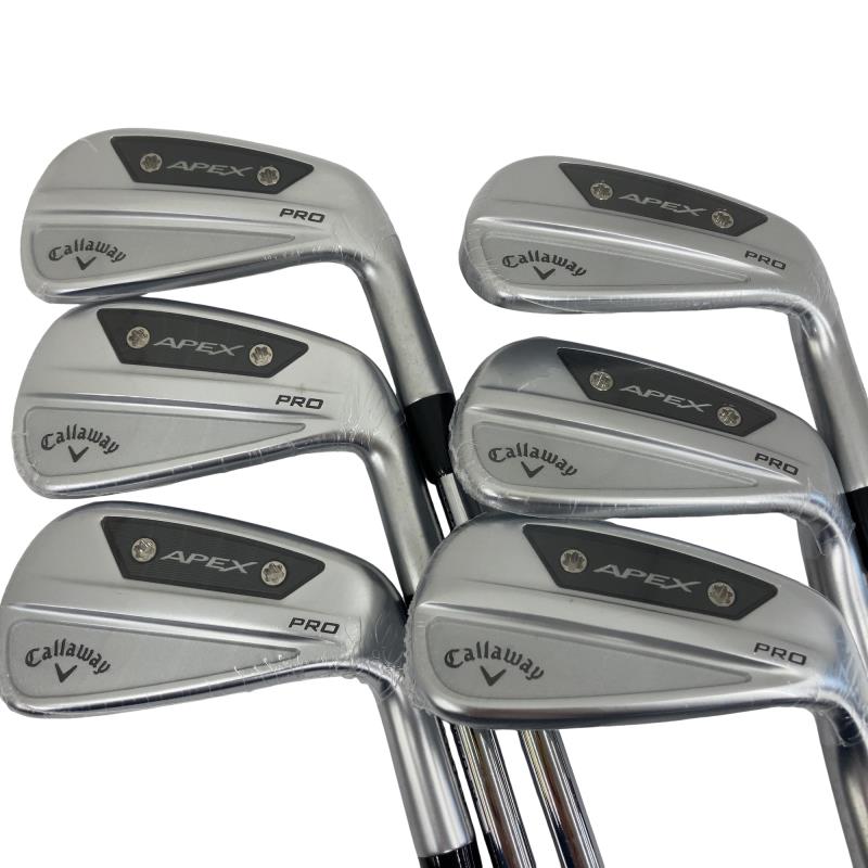 【中古】 キャロウェイ APEX PRO(2024) 6S アイアンセット IR Dynamic Gold MID 115 (フレックスS) メンズ 男性用 右利き 右用 Aランク ゴルフクラブ