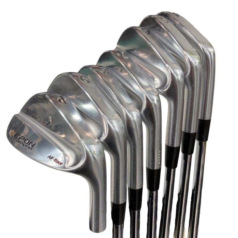 【中古】 エポンゴルフ株式会社 EPON AF-Tour MB 8S アイアンセット IR 純正特注シャフト (フレックスS) メンズ 男性用 右利き 右用 Cランク ゴルフクラブ