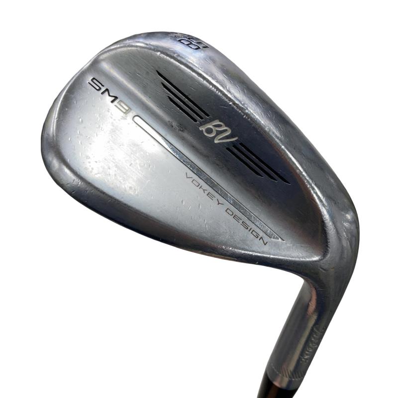 【中古】 タイトリスト VOKEY SPIN MILLED SM9 ツアークロム 58°/14°K ウェッジ WG BV 105 (フレックスその他) メンズ 男性用 右利き 右用 Cランク ゴルフクラブ