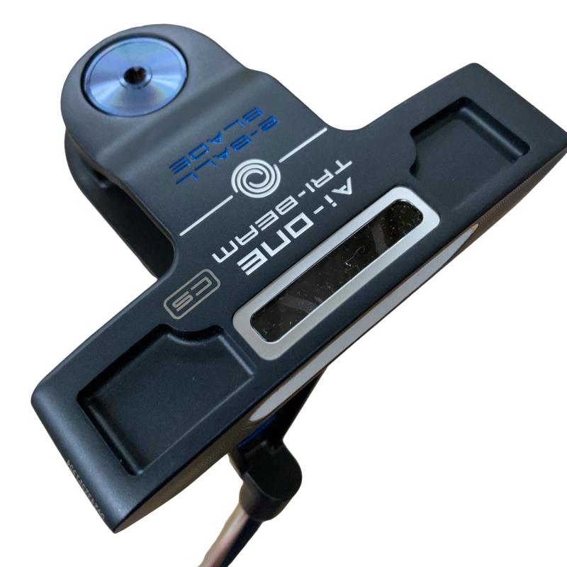 【中古】 オデッセイ Ai-ONE TRI-BEAM 2-BALL BLADE CS 33インチ パター PT STROKE LAB 90 スチール (フレックスその他) メンズ 男性用 右利き 右用 Aランク ゴルフクラブ