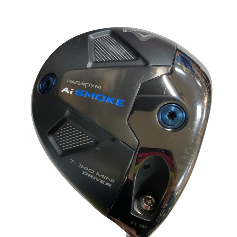 【中古】 キャロウェイ PARADYM Ai SMOKE Ti 340 MINI 11.5° ドライバー DR TENSEI 60 for CW(Ai SMOKE DR) (フレックスS) メンズ 男性用 右利き 右用 Cランク ゴルフクラブ