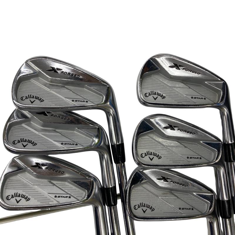 【中古】 キャロウェイ X FORGED STAR(2021) 6S アイアンセット IR NS PRO 950GH neo (フレックスS) メンズ 男性用 右利き 右用 Cランク ゴルフクラブ
