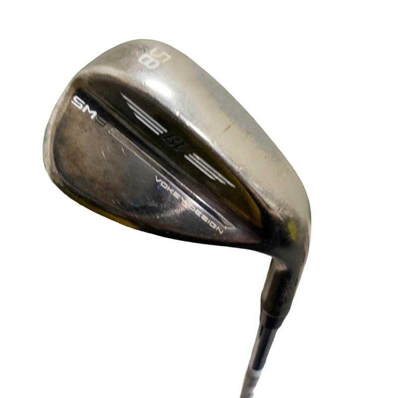 【中古】 タイトリスト VOKEY SPIN MILLED SM9 ブラッシュドスチール 58°/14°K ウェッジ WG 純正特注シャフト (フレックスR) メンズ 男性用 右利き 右用 Cランク ゴルフクラブ