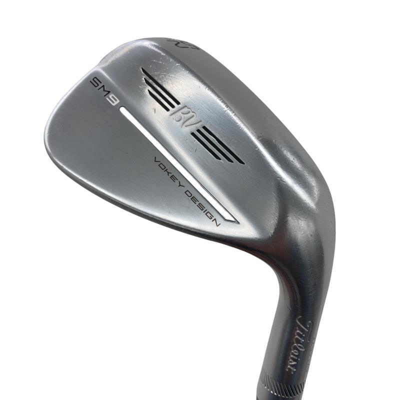【中古】 タイトリスト VOKEY SPIN MILLED SM9 ツアークロム 52°/08°F ウェッジ WG Dynamic Gold (フレックスS) メンズ 男性用 右利き 右用 Cランク ゴルフクラブ