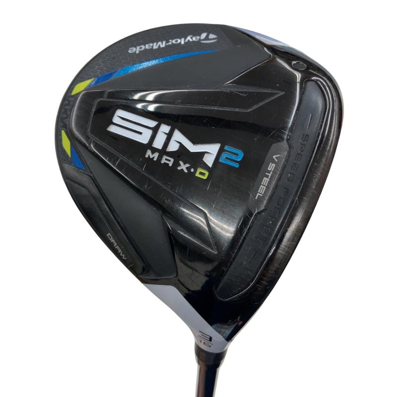 【中古】 テーラーメイド SIM2 MAX-D 3W フェアウェイウッド FW TENSEI BLUE TM50(SIM2 FW) (フレックスS) メンズ 男性用 右利き 右用 Cランク ゴルフクラブ