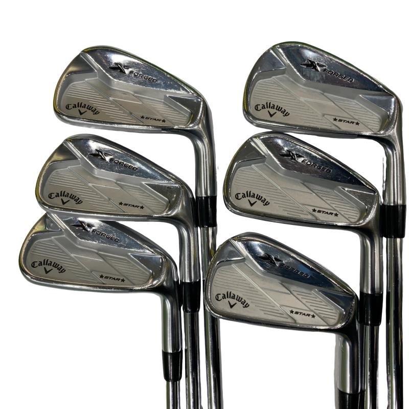 【中古】 キャロウェイ X FORGED STAR 6S アイアンセット IR NS PRO 950GH neo (フレックスS) メンズ 男性用 右利き 右用 Cランク ゴルフクラブ