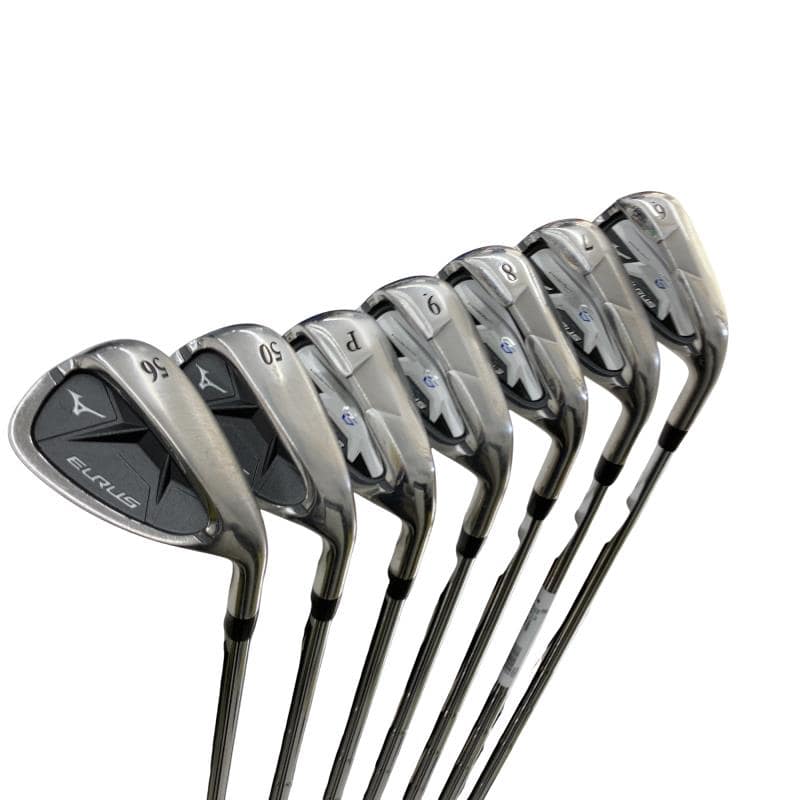 【中古】 ミズノ EURUS G6 7S アイアンセット IR FST 1170 (フレックスUNI) メンズ 男性用 右利き 右用 Cランク ゴルフクラブ