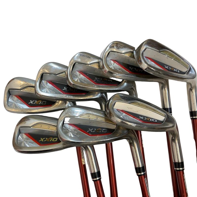【中古】 ダンロップ XXIO(2024) 8S(レッド) アイアンセット IR XXIO MP1300(IR) レッド (フレックスSR) メンズ 男性用 右利き 右用 Cランク ゴルフクラブ｜ゴルフパートナー 中古クラブ店