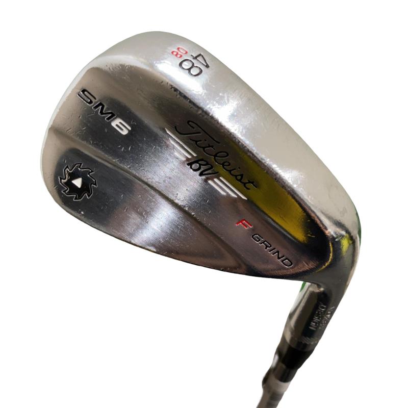 【中古】 タイトリスト VOKEY SPIN MILLED SM6 ツアークロム 48°/08°F ウェッジ WG NS PRO 950GH (フレックスS) メンズ 男性用 右利き 右用 Cランク ゴルフクラブ