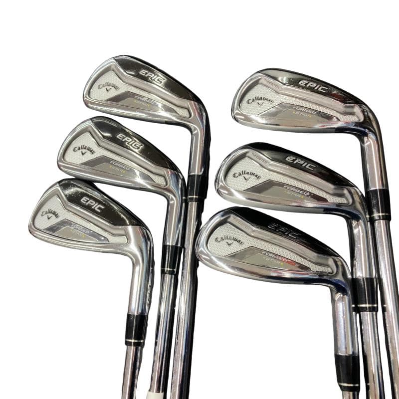 【中古】 キャロウェイ EPIC FORGED STAR 7S アイアンセット IR NS PRO ZELOS 7 (フレックスS) メンズ 男性用 右利き 右用 Cランク ゴルフクラブ