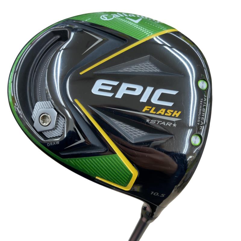 【中古】 キャロウェイ EPIC FLASH STAR 10.5° １番ウッド DR Tour AD VR-5 (フレックスS) メンズ 成人男性用 右利き 右用 C価値づける ゴルフ野球クラブ