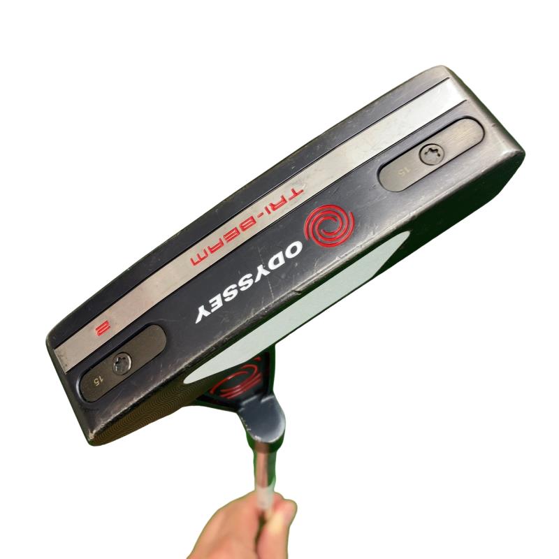 【中古】 オデッセイ TRI-BEAM #2 34in パター PT STROKE LAB(2023) (フレックス余分の物) メンズ 成人男性用 右利き 右用 C位置づける ゴルフ野球クラブ