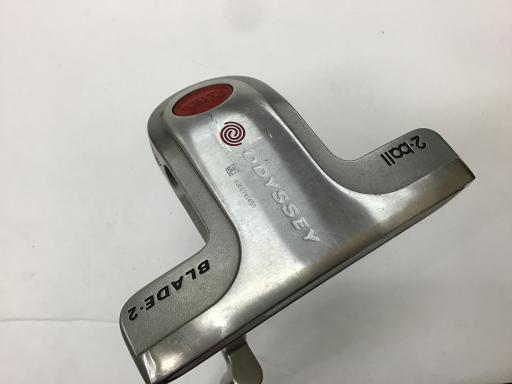 【中古】 オデッセイ WHITE STEEL 2・ball BLADE2 35in パター PT スチール写真 (フレックス余分の物) メンズ 成人男性用 右利き 右用 C位置づける ゴルフ野球クラブ