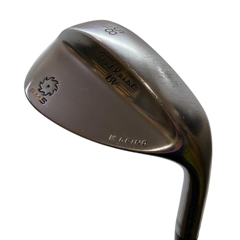 【中古】 タイトリスト VOKEY SPIN MILLED SM5 ツアークロム 58&deg;/11&deg;K ウェッジ WG NS PRO 950GH (フレックスS) メンズ 男性用 右利き 右用 Cランク ゴルフクラブ｜ゴルフパートナー 中古クラブ店