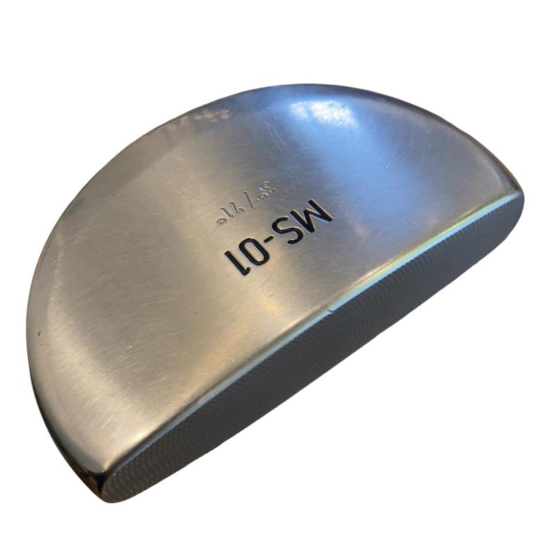 【中古】 エポンゴルフ株式会社 EPON MS-01(しろがね色) 34in パター PT スチール写真 (フレックス余分の物) メンズ 成人男性用 右利き 右用 D序列付ける ゴルフ野球クラブ