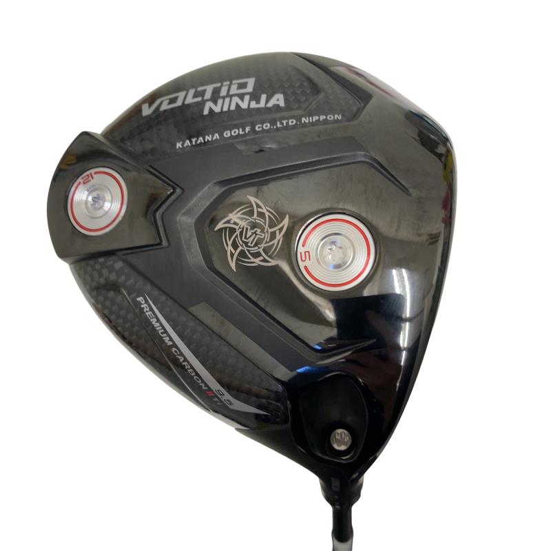 【中古】 カタナゴルフ VOLTiO NINJA PREMIUM CARBON II Ti  9.5° １番ウッド DR TOUR AD VG-02(DR) (フレックスS) メンズ 成人男性用 右利き 右用 B位置づける ゴルフ野球クラブ