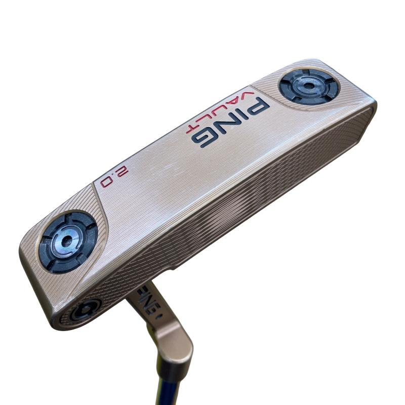 【中古】 ピン VAULT 2.0 DALE ANSER カッパー(350g) 34インチ(PP58グリップ) パター PT スチール (フレックスその他) メンズ 男性用 右利き 右用 Cランク ゴルフクラブ