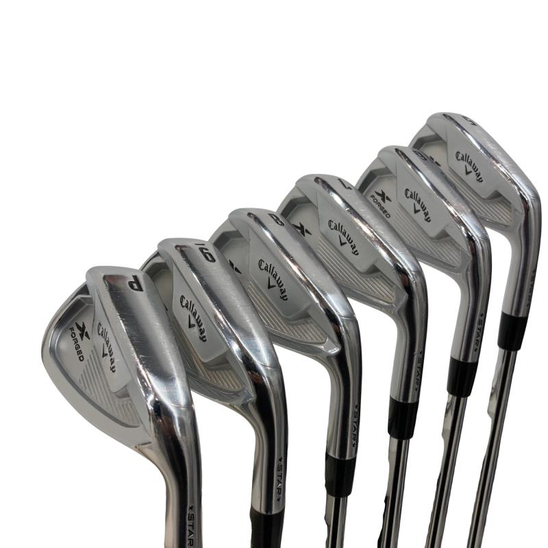 【中古】 キャロウェイ X FORGED STAR(2021) 6S アイアン仕掛ける IR NS PRO MODUS3 TOUR105 (フレックスS) メンズ 成人男性用 右利き 右用 C価値づける ゴルフ野球クラブ