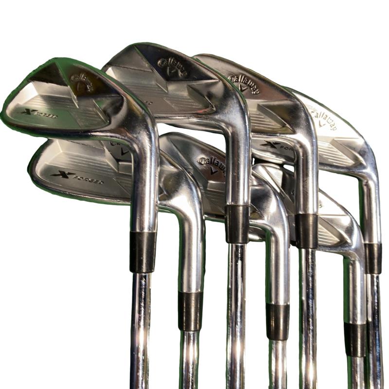 【中古】 キャロウェイ X FORGED(2018) 8S アイアンセット IR NS PRO 950GH (フレックスS) メンズ 男性用 右利き 右用 Cランク ゴルフクラブ