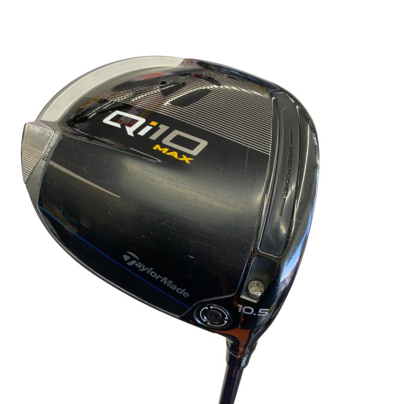 【中古】 テーラーメイド Qi10 MAX 10.5° ドライバー DR Diamana BLUE TM50(Qi10 DR) (フレックスS) メンズ 男性用 右利き 右用 Cランク ゴルフクラブ
