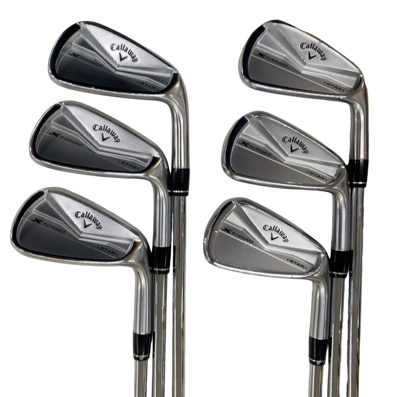 【中古】 キャロウェイ X FORGED STAR(2024) 6S アイアンセット IR 純正特注シャフト (フレックスS) メンズ 男性用 右利き 右用 Cランク ゴルフクラブ|ゴルフパートナー 中古クラブ店