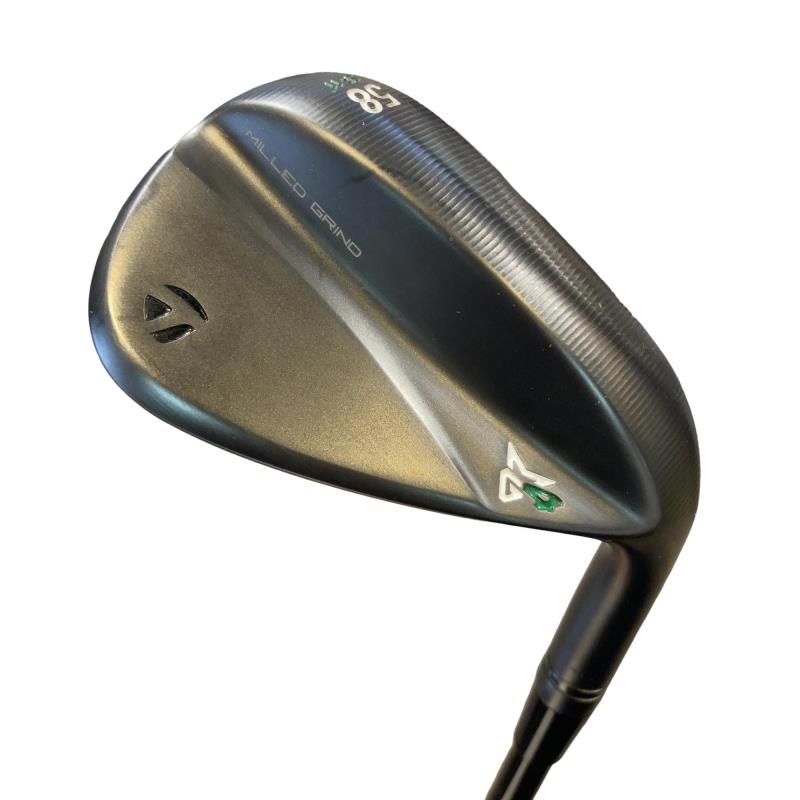 【中古】 テーラーメイド Taylor Made MILLED GRIND 4(ブラック) 58°/11° ウェッジ WG TM MCI 90 BK (フレックスS) メンズ 男性用 右利き 右用 Cランク ゴルフクラブ