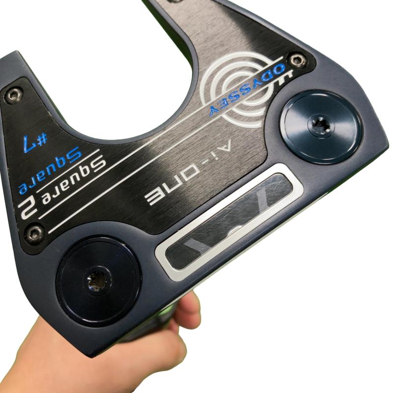 【中古】 オデッセイ Ai-ONE SQUARE 2 SQUARE #7 34in パター PT STROKE LAB 90 スチール写真 (フレックス余分の物) メンズ 成人男性用 右利き 右用 B序列付ける ゴルフ野球クラブ