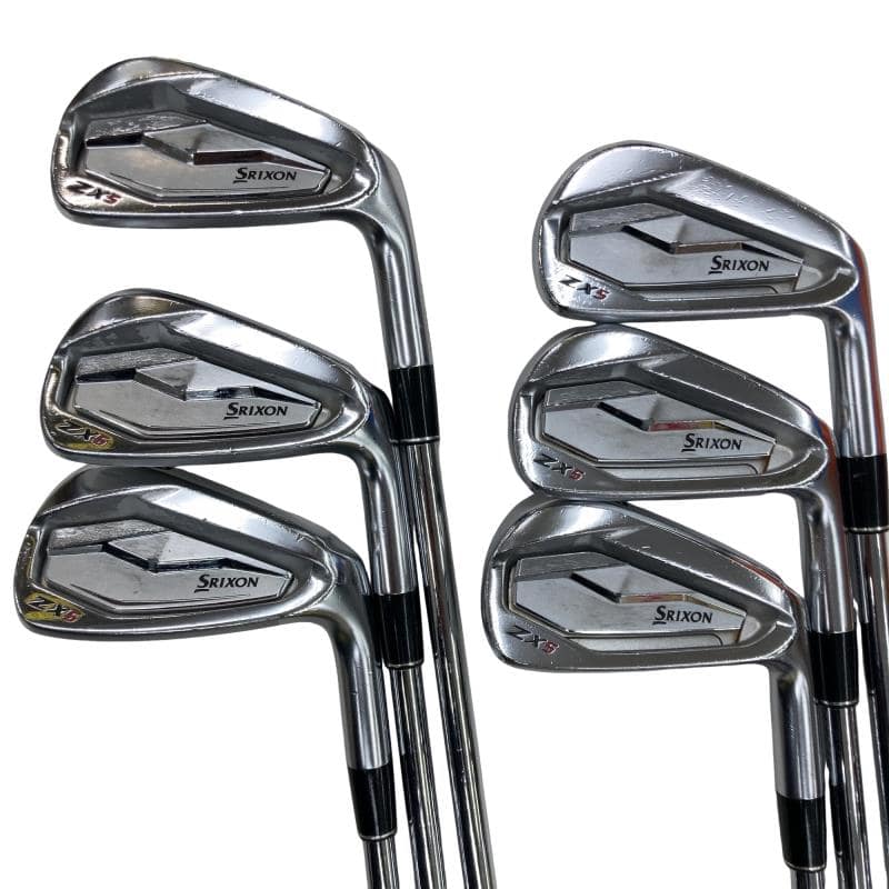 【中古】 ダンロップ SRIXON ZX5 6S アイアンセット IR NS PRO 950GH D.S.T (フレックスS) メンズ 男性用 右利き 右用 Cランク ゴルフクラブ