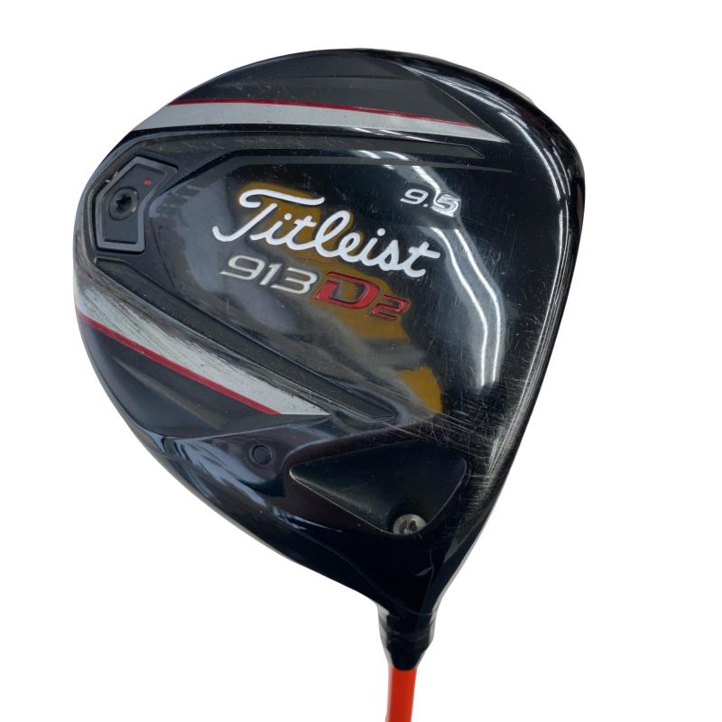 【中古】 タイトリスト 913 D2  9.5° １番ウッド DR ATTAS 5GoGo 7 (フレックスS) メンズ 成人男性用 右利き 右用 C序列付ける ゴルフ野球クラブ
