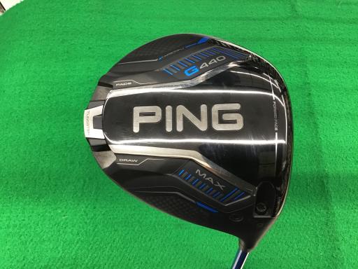 【中古】 ピン G440 MAX  9° １番ウッド DR 完全無欠特注立て坑 (フレックスX) メンズ 成人男性用 右利き 右用 C序列付ける ゴルフ野球クラブ