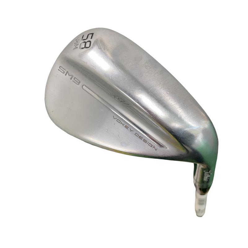 【中古】 タイトリスト VOKEY SPIN MILLED SM9 ツアークロム 58°/08°M ウェッジ WG リシャフト (フレックスその他) メンズ 男性用 右利き 右用 Cランク ゴルフクラブ