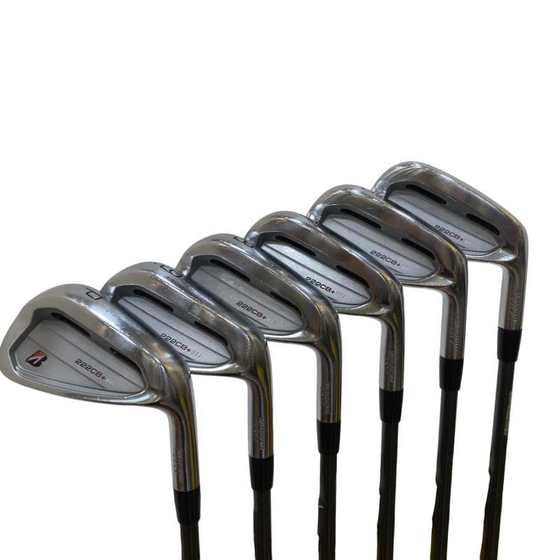 【中古】 ブリヂストン BRIDGESTONE 222CB+ 6S アイアン仕掛ける IR 完全無欠特注立て坑 (フレックスS) メンズ 成人男性用 右利き 右用 C価値づける ゴルフ野球クラブ