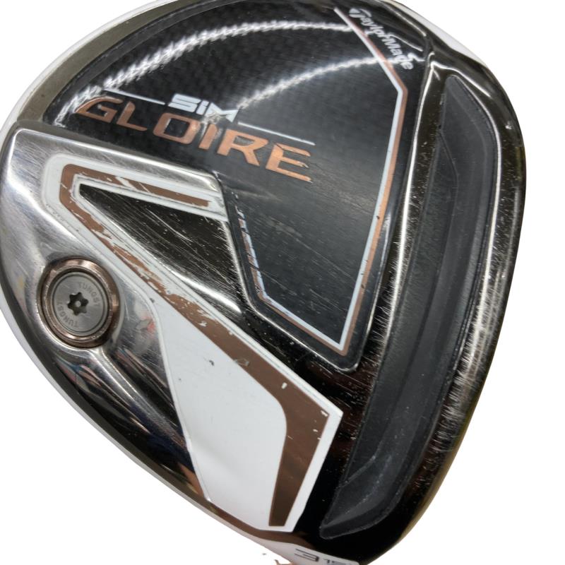 【中古】 テーラーメイド SIM GLOIRE 3W フェアウェイウッド FW AIR Speeder TM(FW) (フレックスSR) メンズ 男性用 右利き 右用 Cランク ゴルフクラブ