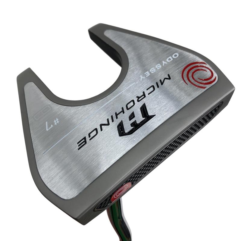 【中古】 オデッセイ MICROHINGE #7 DB 34インチ パター PT スチール (フレックスその他) メンズ 男性用 右利き 右用 Bランク ゴルフクラブ｜ゴルフパートナー 中古クラブ店