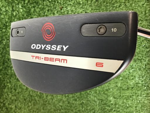 【中古】 オデッセイ TRI-BEAM #6M 34in パター PT STROKE LAB(2023) (フレックス余分の物) メンズ 成人男性用 右利き 右用 C位置付ける ゴルフ野球クラブ パター-メンズクラブ
