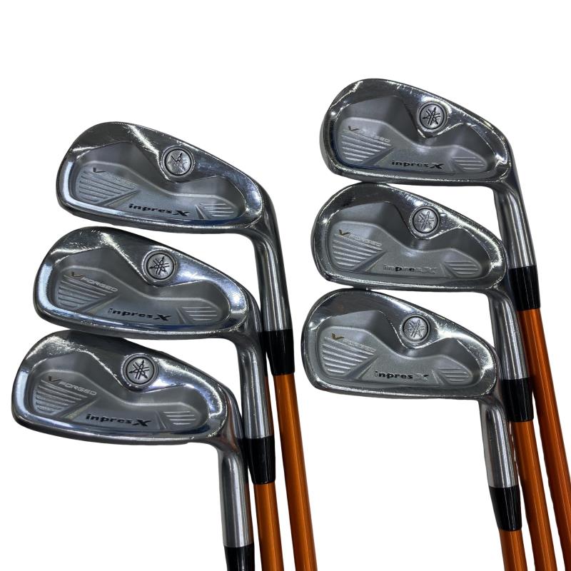 【中古】 ヤマハ inpres X V FORGED(2011) 6S アイアンセット IR Tour AD AD-75(DIシリーズカラー) (フレックスS) メンズ 男性用 右利き 右用 Cランク ゴルフクラブ