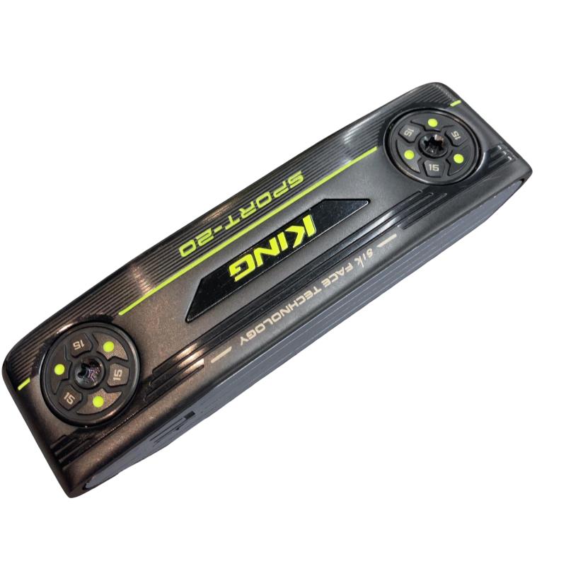 【中古】 コブラ KING SPORT-20 ロングクランクネック 34in パター PT スチール写真 (フレックス余分の物) メンズ 成人男性用 右利き 右用 B価値づける ゴルフ野球クラブ