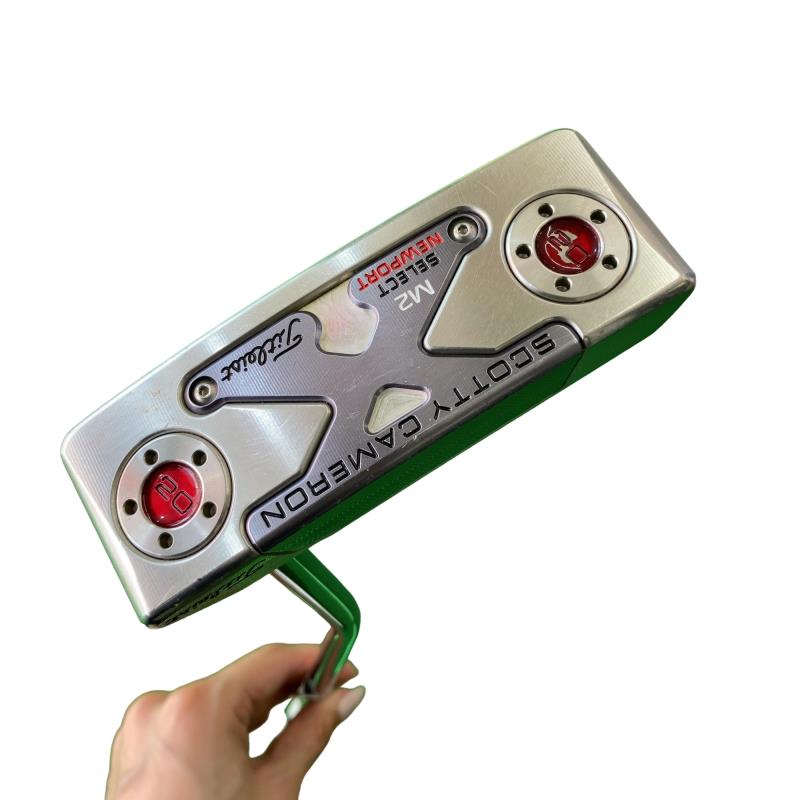 【中古】 タイトリスト SCOTTY CAMERON select NEWPORT M2 MALLET(2016) 33in パター PT スチール写真 (フレックス余分の物) メンズ 成人男性用 右利き 右用 C序列付ける ゴルフ野球クラブ
