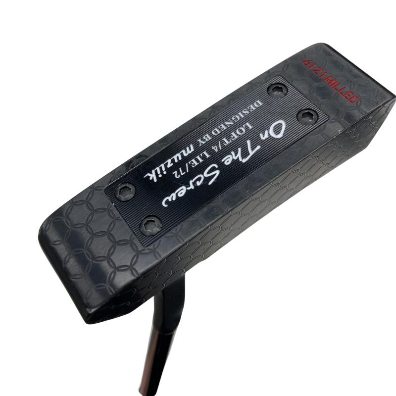 【中古】 muziik muziik 6121 黒いこと為し終える(スターター素っ首) パター PT スチール写真 (フレックス余分の物) メンズ 成人男性用 右利き 右用 C序列付ける ゴルフ野球クラブ