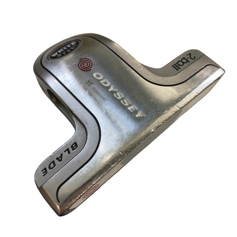 【中古】 オデッセイ WHITE STEEL 2・ball BLADE 33インチ パター PT スチール (フレックスその他) メンズ 男性用 右利き 右用 Cランク ゴルフクラブ｜ゴルフパートナー 中古クラブ店